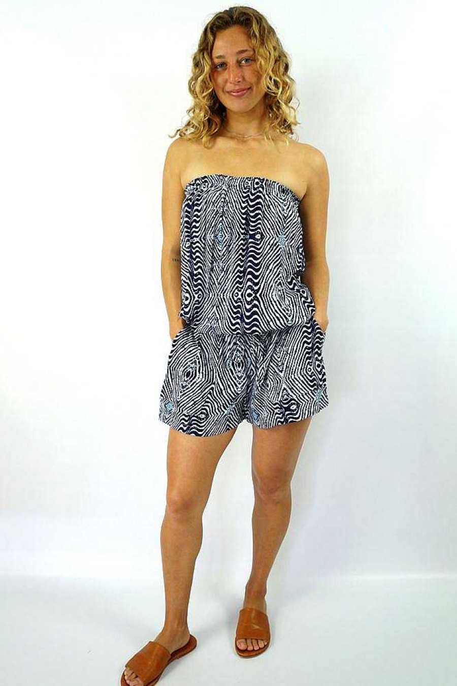 Plus Size Sundrenched | Short Jumpsuit "Papua"