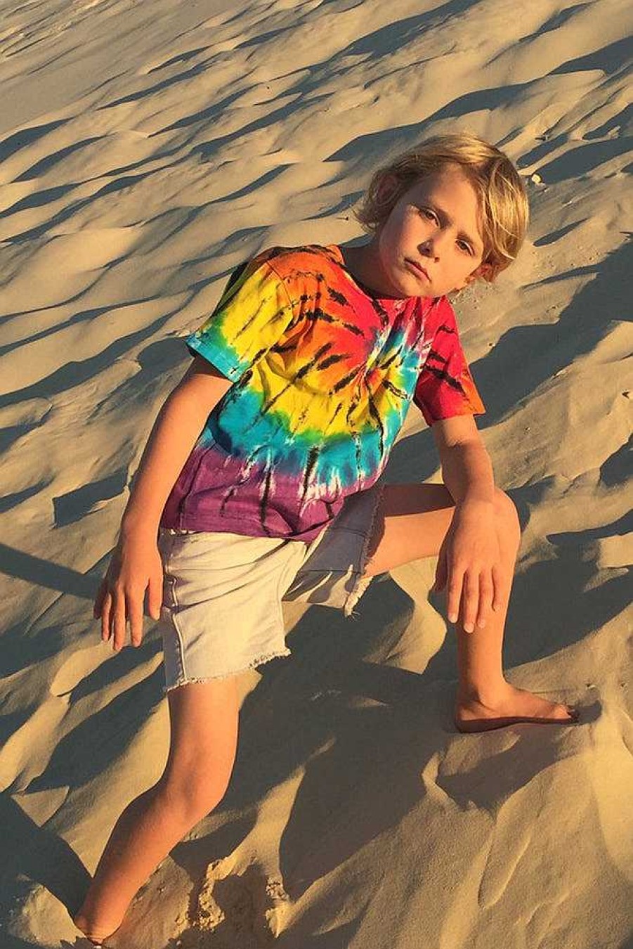 Mens Sundrenched | Kids Unisex Tie Dye T-Shirt " " Twist