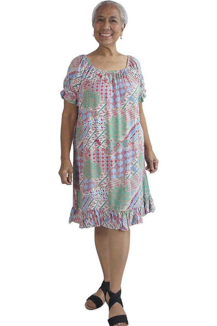 Plus Size Sundrenched | Diva Dress "Java" Green