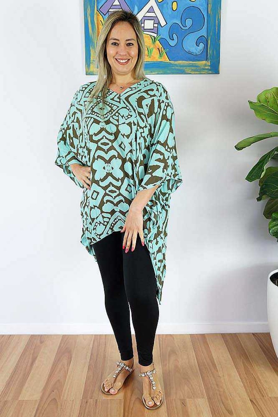 Ladies Sundrenched | Short Tunic Tribal