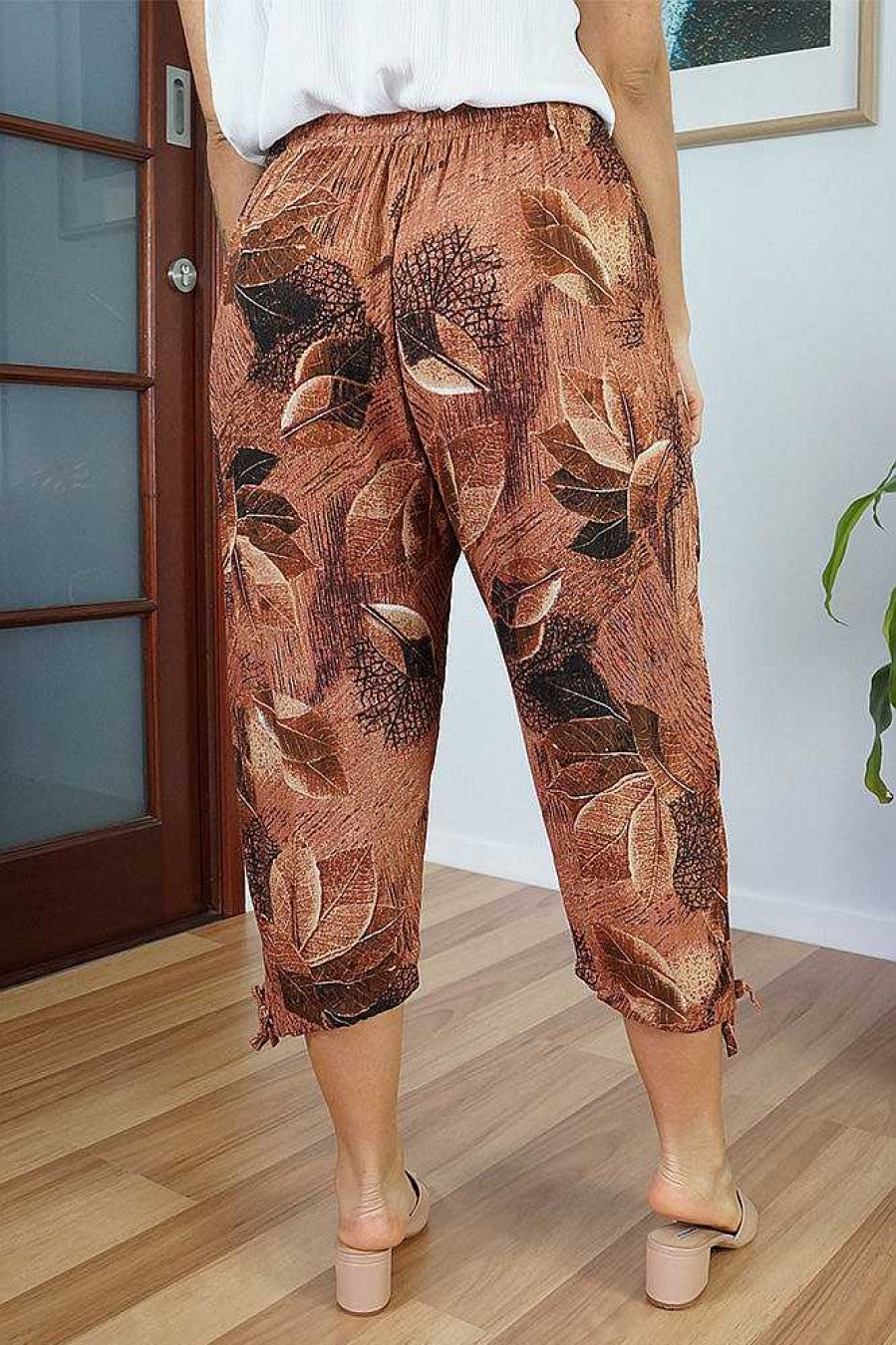 Plus Size Sundrenched | 3/4 Pant "Paintbrush"