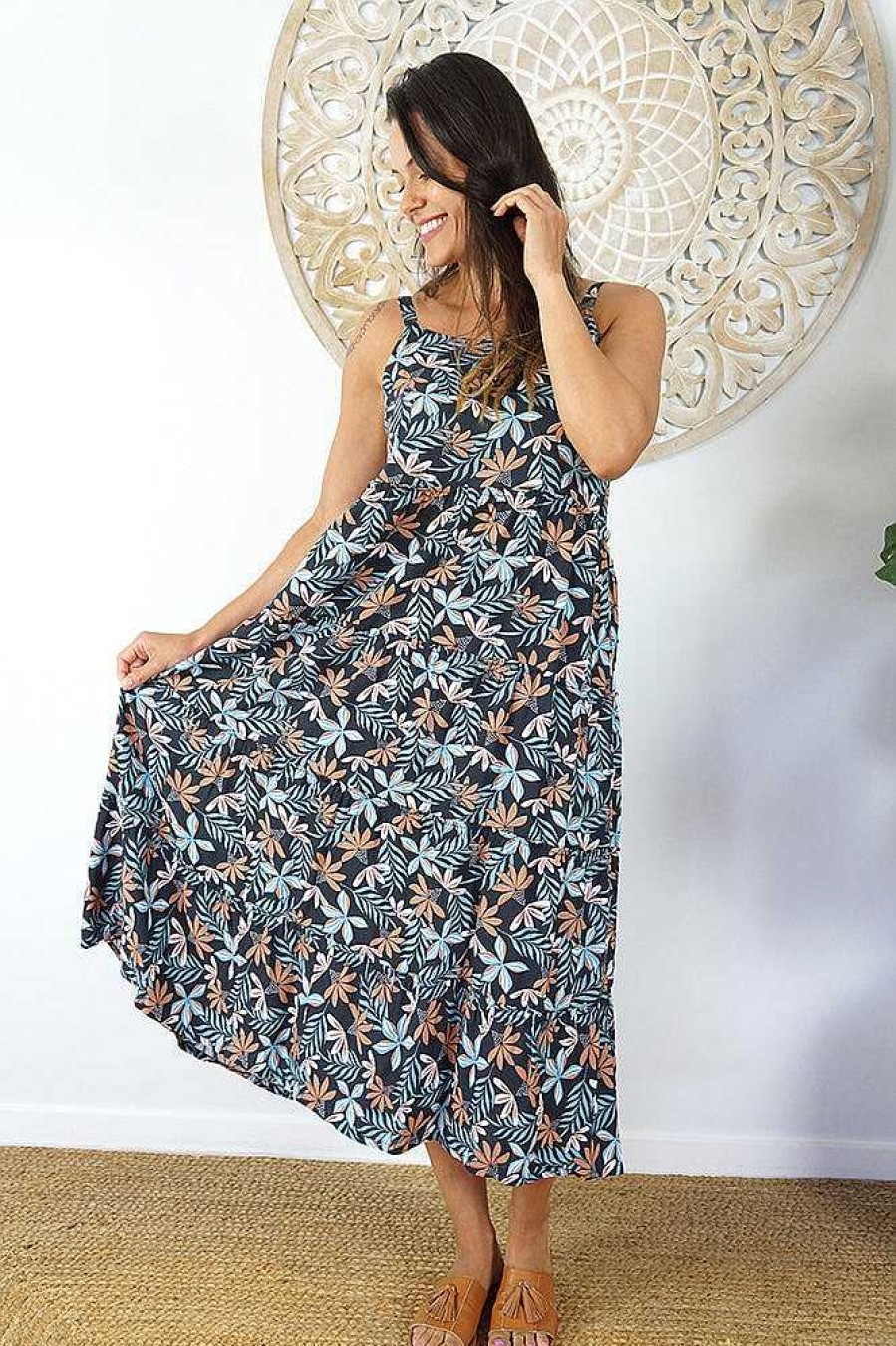 Ladies Sundrenched Long Dresses | Twiggy Dress "Sierra"