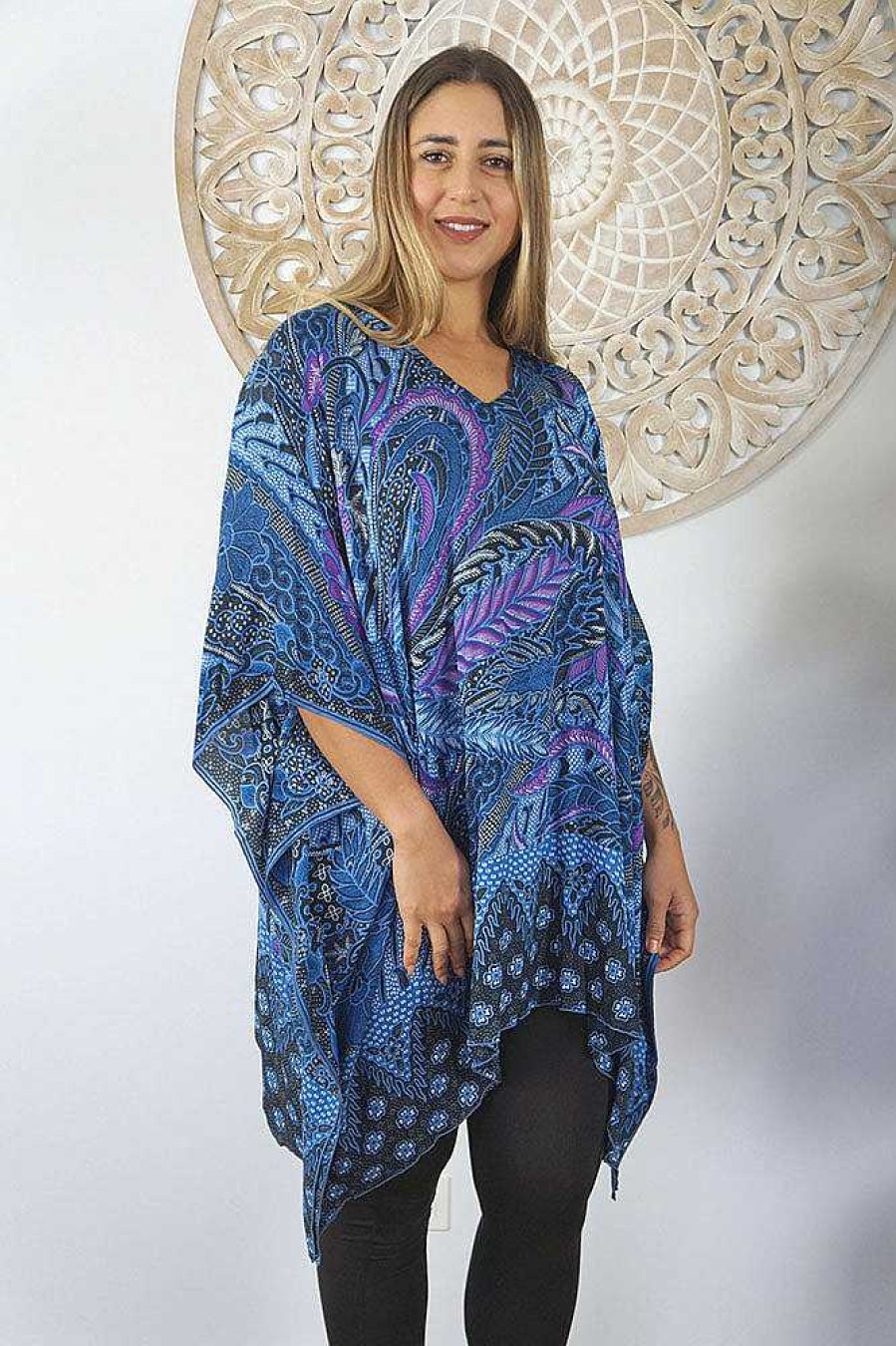 Ladies Sundrenched | Short Tunic Retro Batik