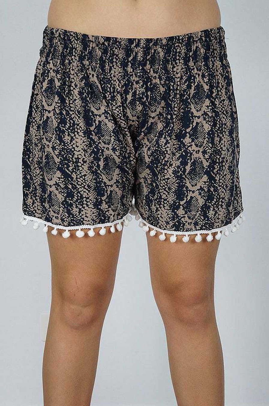 Ladies Sundrenched | Pom Pom Short "Python"