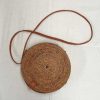 Accessories Sundrenched Rattan Bags | Round Woven Rattan Bag (Diameter Is 20Cm)