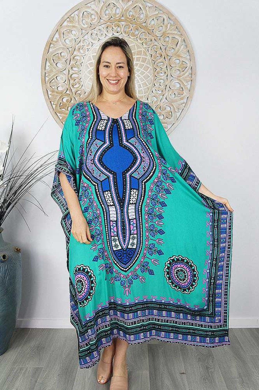 Ladies Sundrenched Bling Kaftans | Long Kaftan "Bling" (Sequined) "Inca"