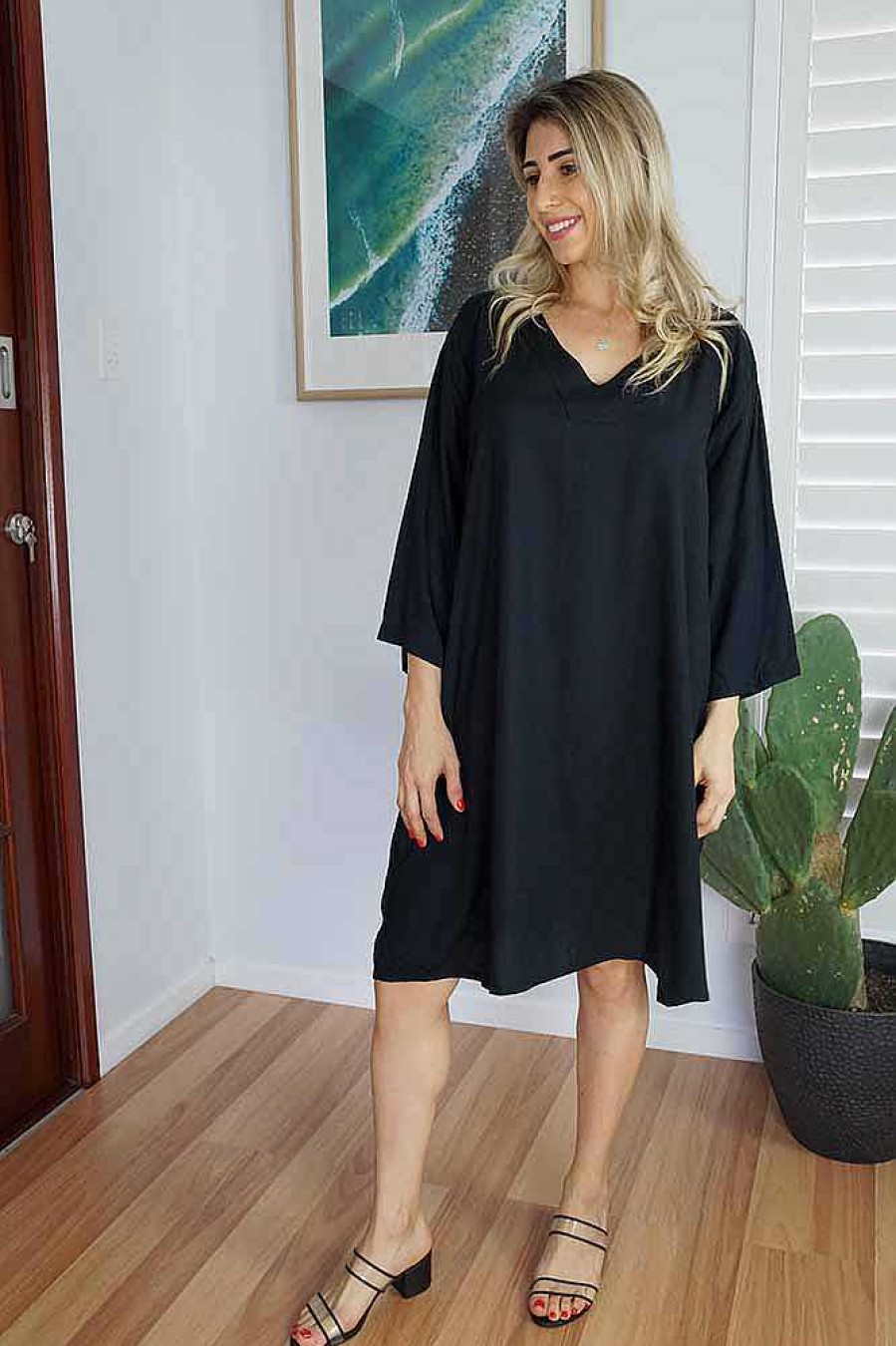 Ladies Sundrenched | 3/4 Sleeve Tunic "Plain"