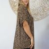 Plus Size Sundrenched | Newport Top "Baby Cheetah"