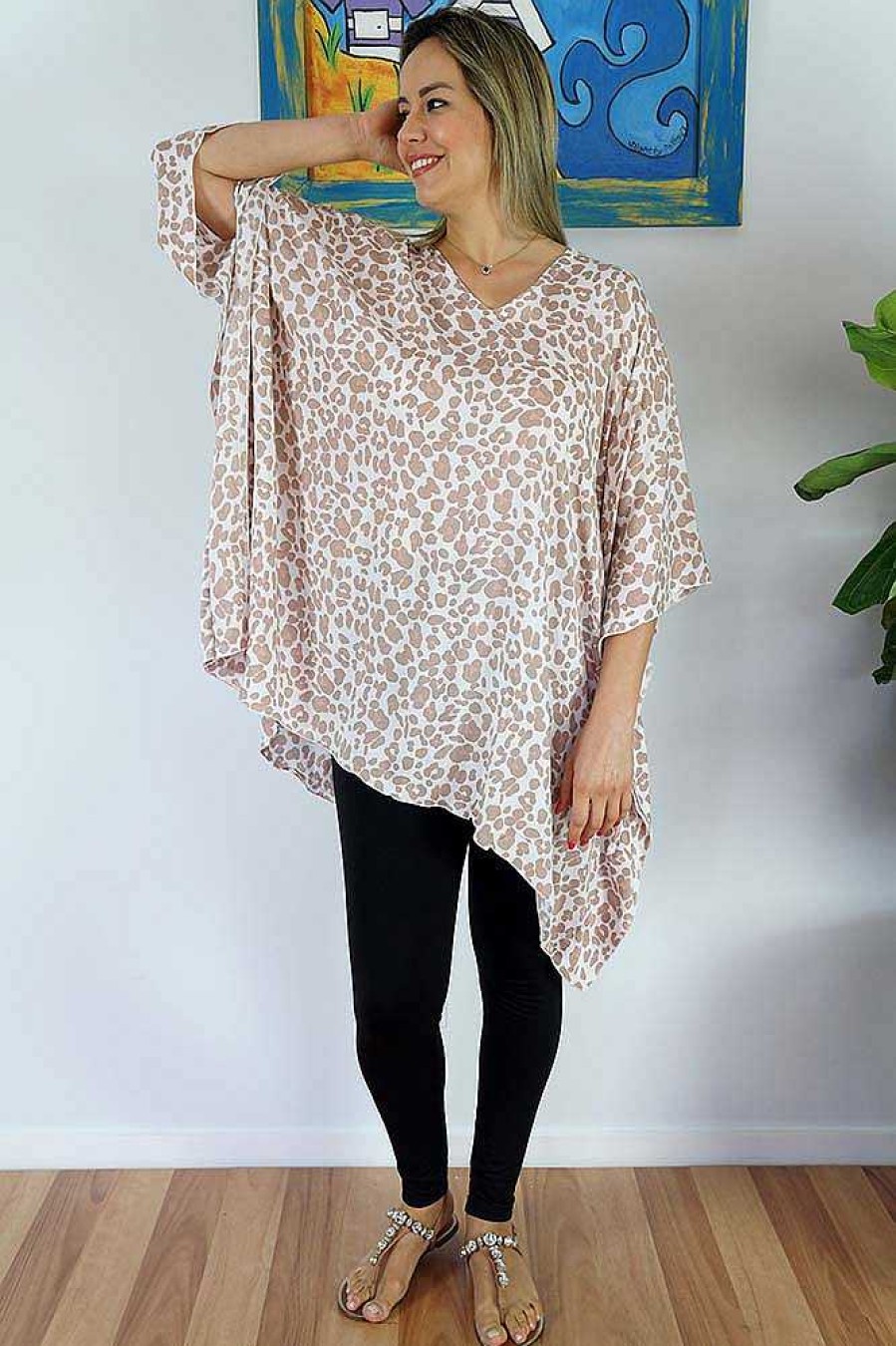 Plus Size Sundrenched | Short Tunic "Safari"