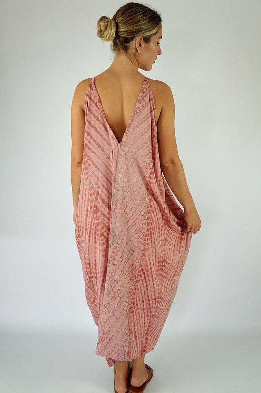 Ladies Sundrenched Long Dresses | Festival Dress "Tie Dye" Feather