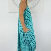 Ladies Sundrenched Mid Length Dresses | Festival Dress "Crackle" Tie Dye