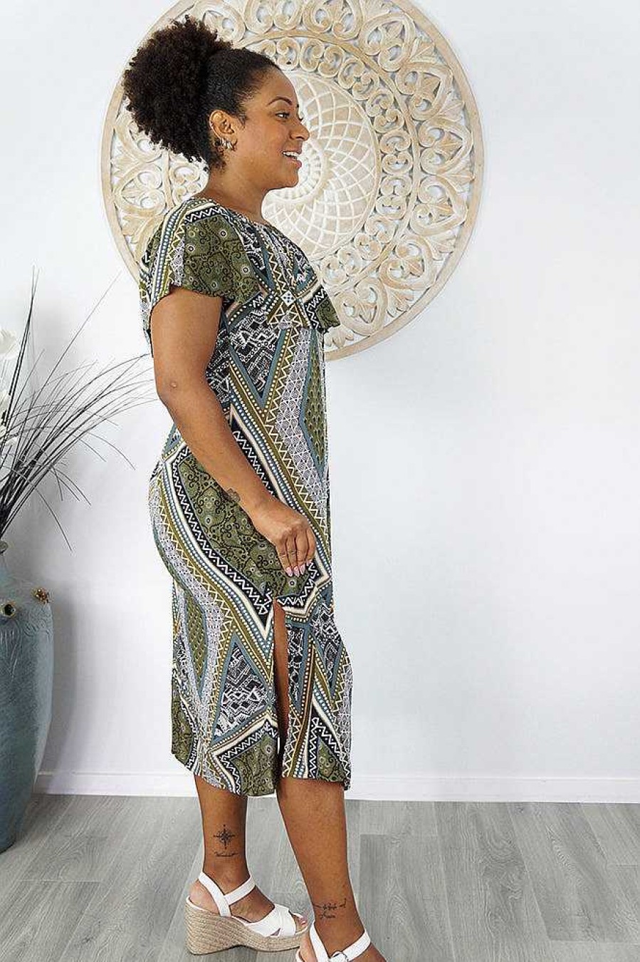 Ladies Sundrenched Long Dresses | Leo Dress "Tapestry"