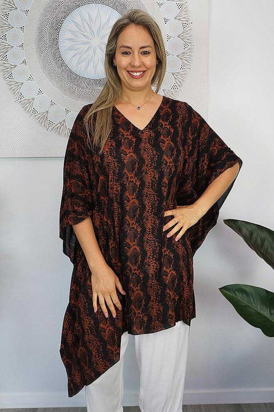 Ladies Sundrenched | Short Tunic Python