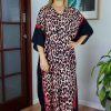 Ladies Sundrenched Regular Kaftans | Long Kaftan Leopard