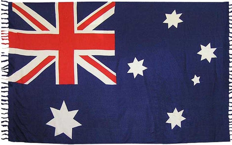 Sarongs Sundrenched | Aussie Flag Sarong Navy