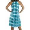 Ladies Sundrenched Short Dresses | Short Chloe Dress "Shibori"