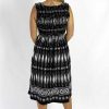 Ladies Sundrenched | Singlet Smock Dress Tiffany Black