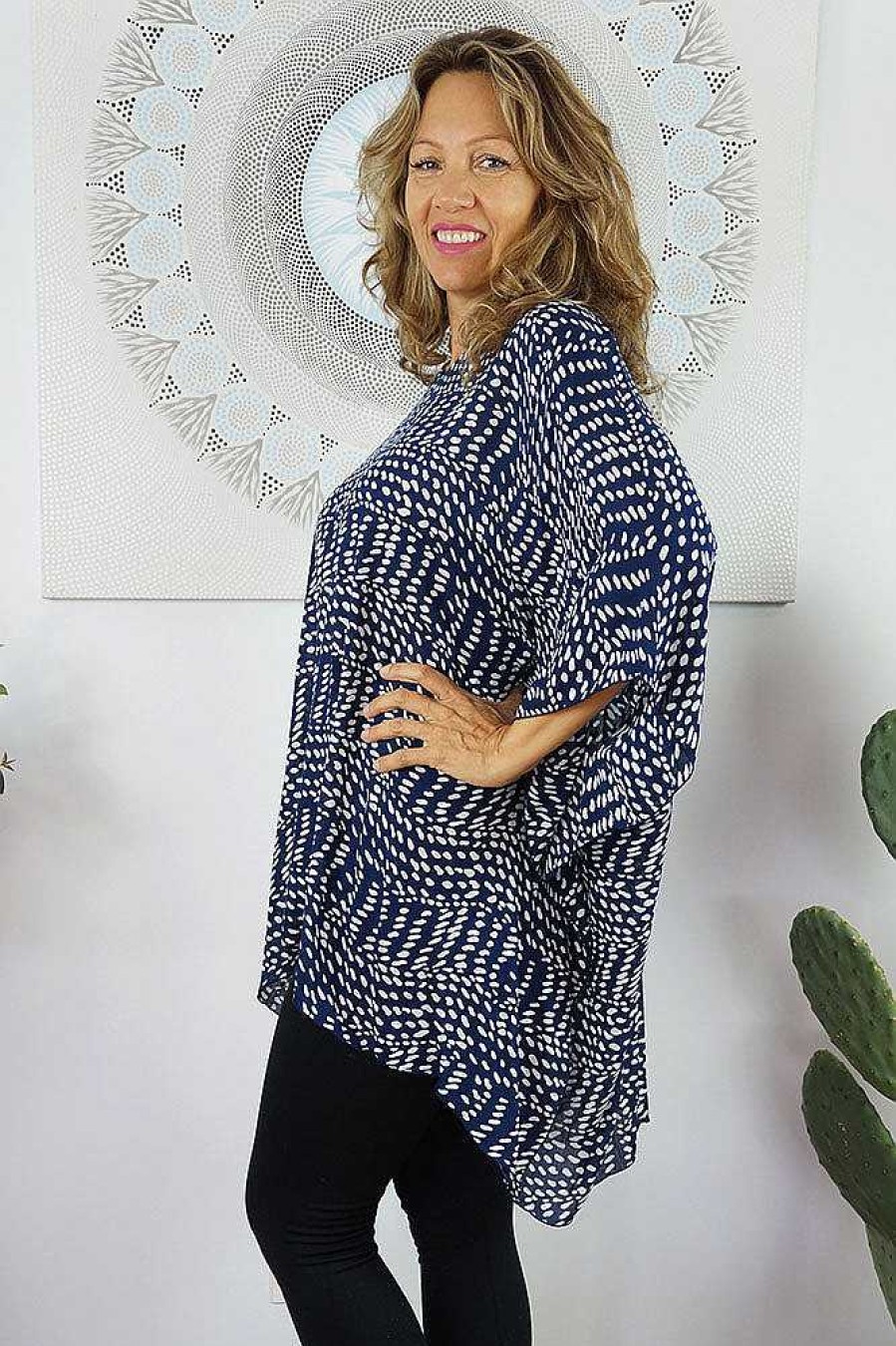 Plus Size Sundrenched | Short Tunic "Jellybean"