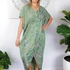 Ladies Sundrenched Long Dresses | Frilled Toga Dress "Tie Dye"