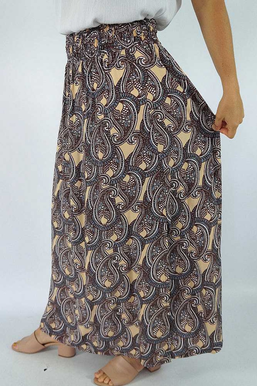 Ladies Sundrenched | Amber Skirt "Calcutta" Brown