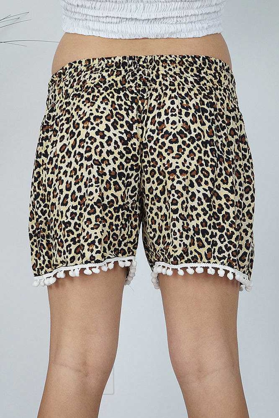 Ladies Sundrenched | Pom Pom Short "Cheetah"