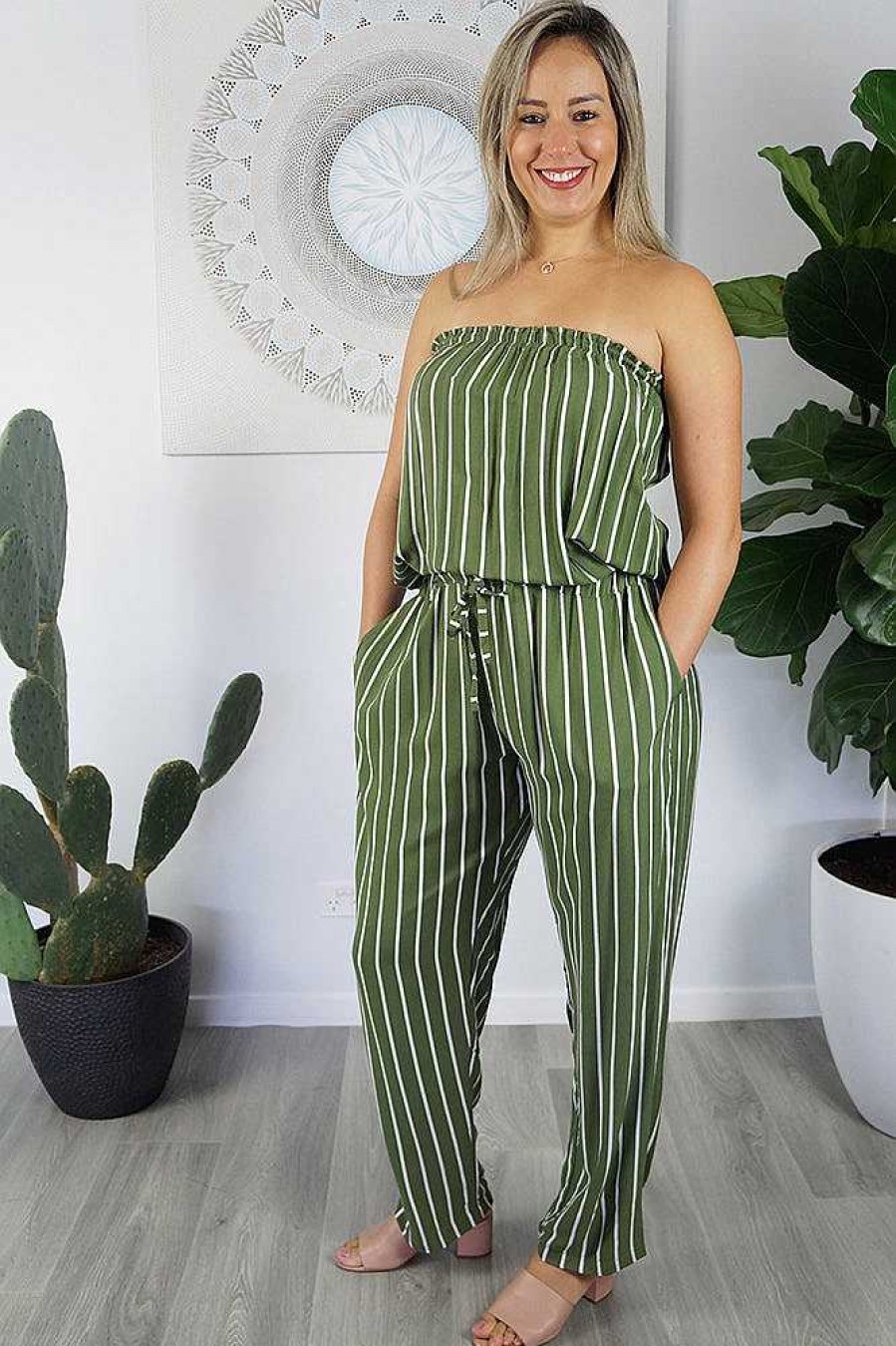 Ladies Sundrenched Long Jumpsuits | Long Jumpsuit "New Stripes"