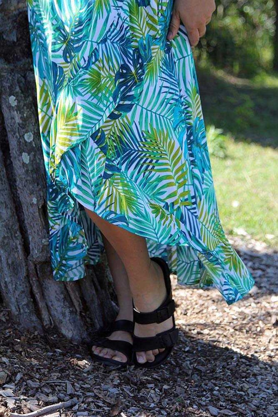 Plus Size Sundrenched | Long Wrap Dress "Congo"