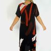 Ladies Sundrenched Mid Length Dresses | Newport Dress "Abstract"