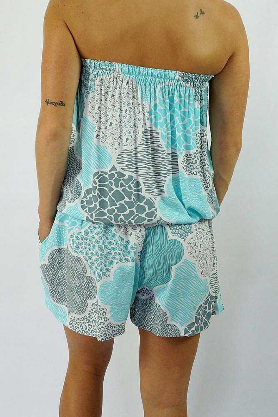 Ladies Sundrenched Short Jumpsuits | Short Jumpsuit "Calypso" Mint