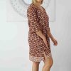 Ladies Sundrenched Short Dresses | 3/4 Sleeve Tunic "Dahlia"