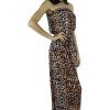 Ladies Sundrenched Long Dresses | Tube Dress Leopard