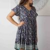 Ladies Sundrenched Short Dresses | Kiki Dress "Dahlia"