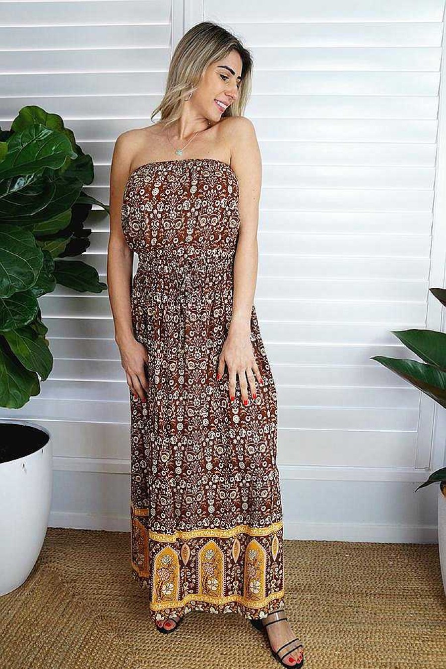 Ladies Sundrenched Long Dresses | Tube Dress "Cathedral"