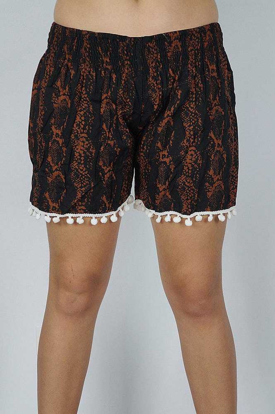 Ladies Sundrenched | Pom Pom Short "Python"