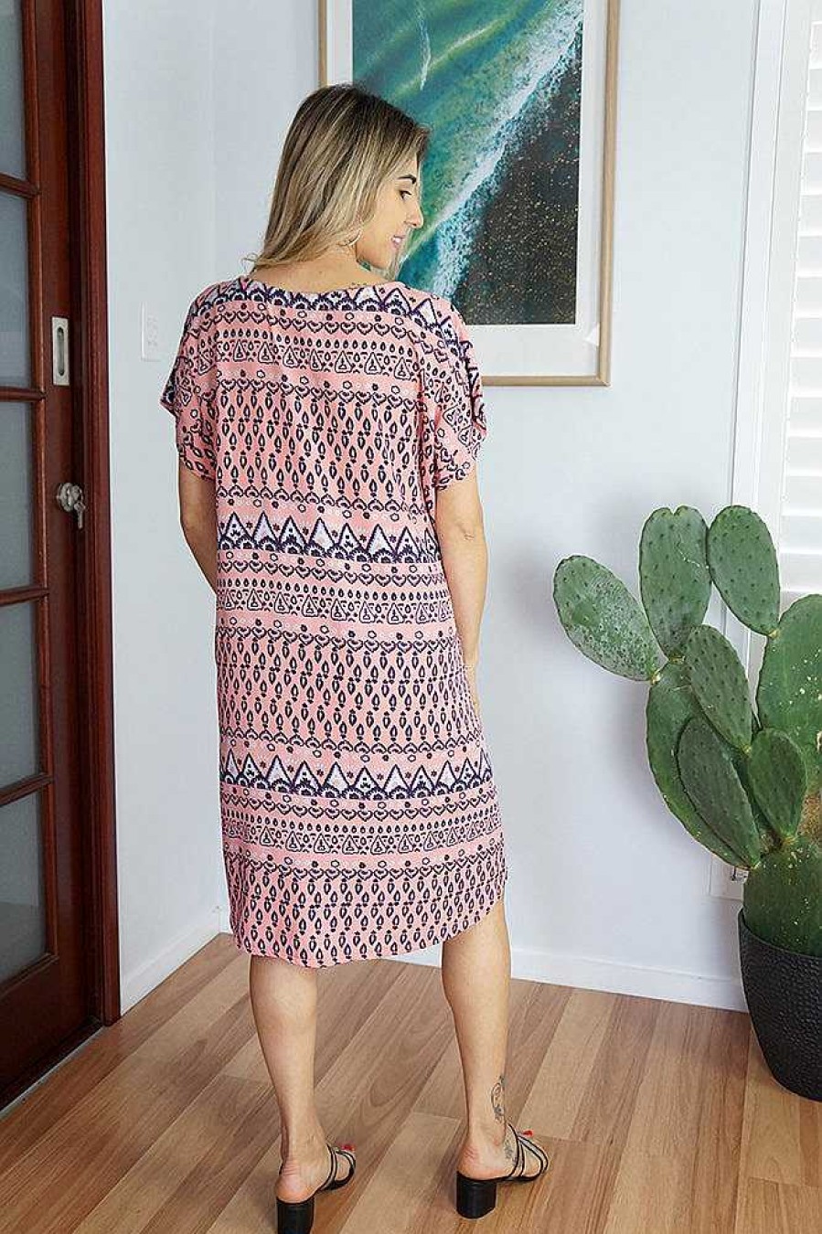 Ladies Sundrenched Short Dresses | Michelle Dress "Tuscany"