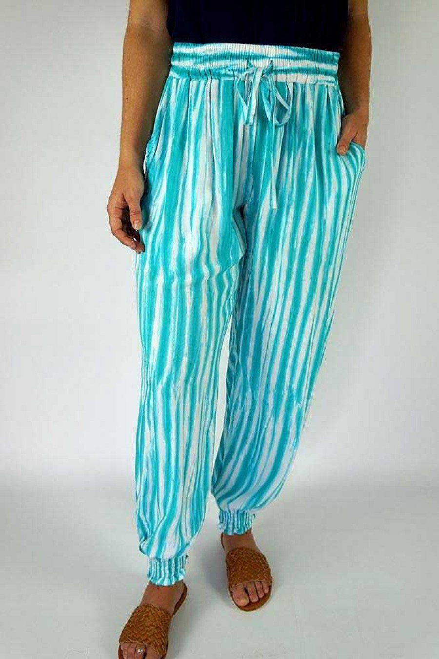 Ladies Sundrenched | Gypsy Pant "Squiggle" Tie Dye