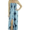 Ladies Sundrenched Long Dresses | Salsa Dress "Goodvibes" Charcoal