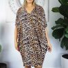 Ladies Sundrenched Short Dresses | Resort Dress Leopard