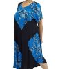 Plus Size Sundrenched | Newport Dress "Venom" Royal