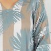 Ladies Sundrenched Regular Kaftans | Long Kaftan "Leaf-Stripe"