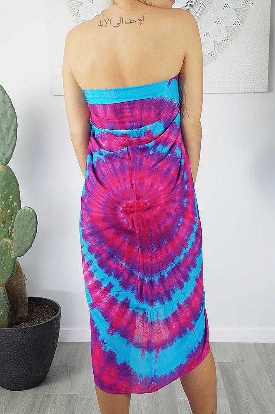 Sarongs Sundrenched | Tie Dye Spiral Sarong