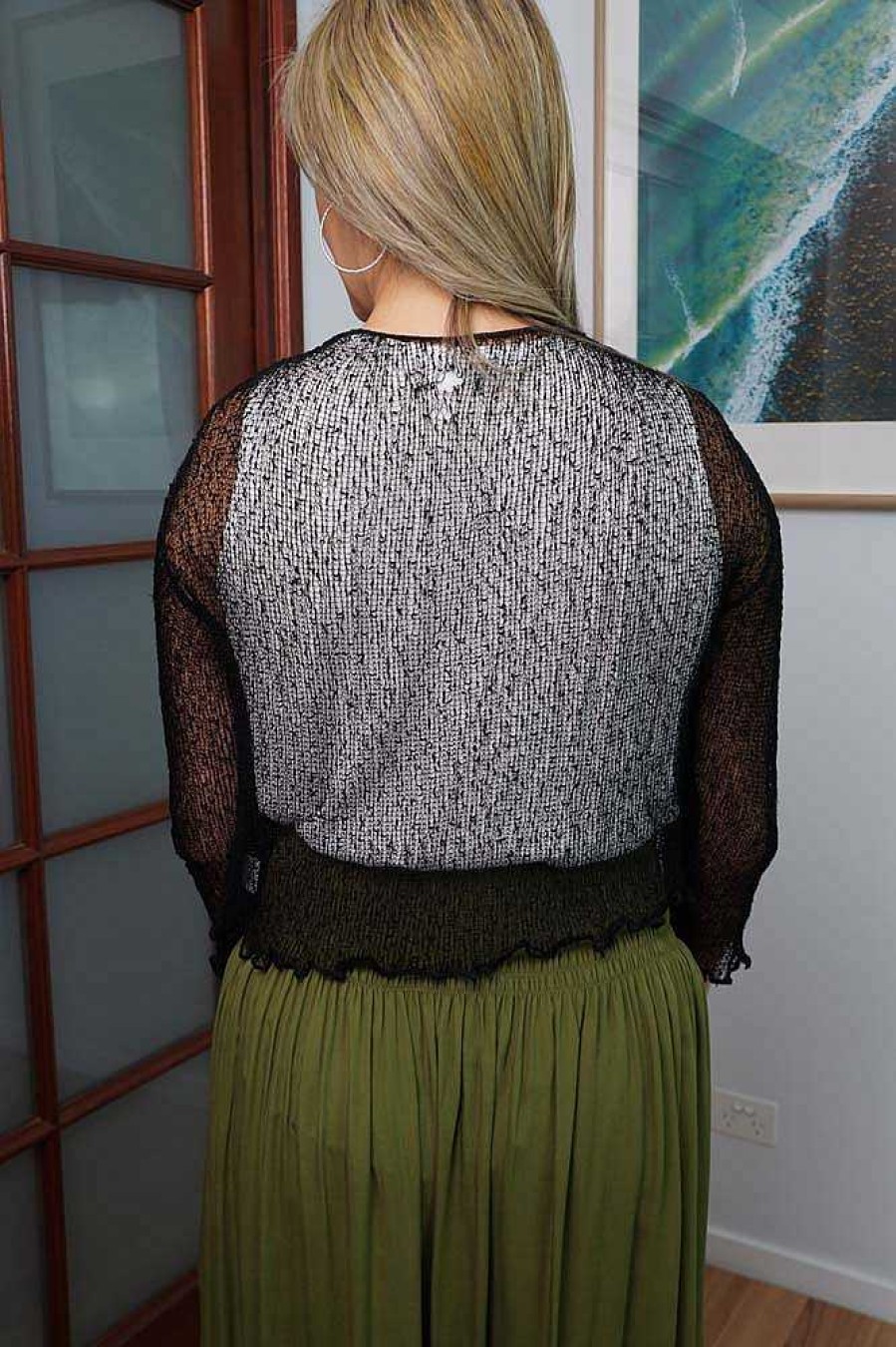 Ladies Sundrenched | Knitted Bolero Top "Plain"