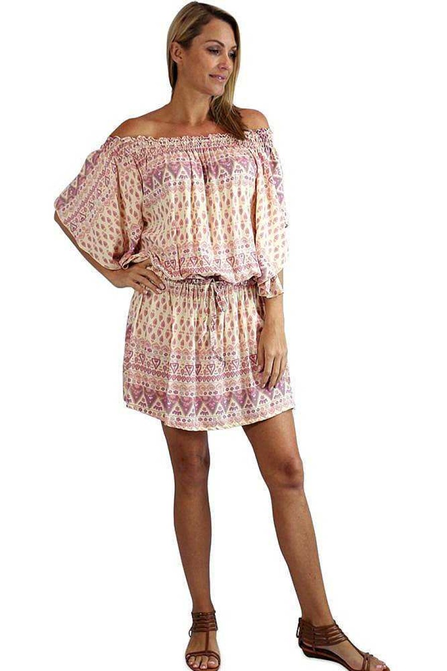 Ladies Sundrenched Short Dresses | Wing Dress Tuscany