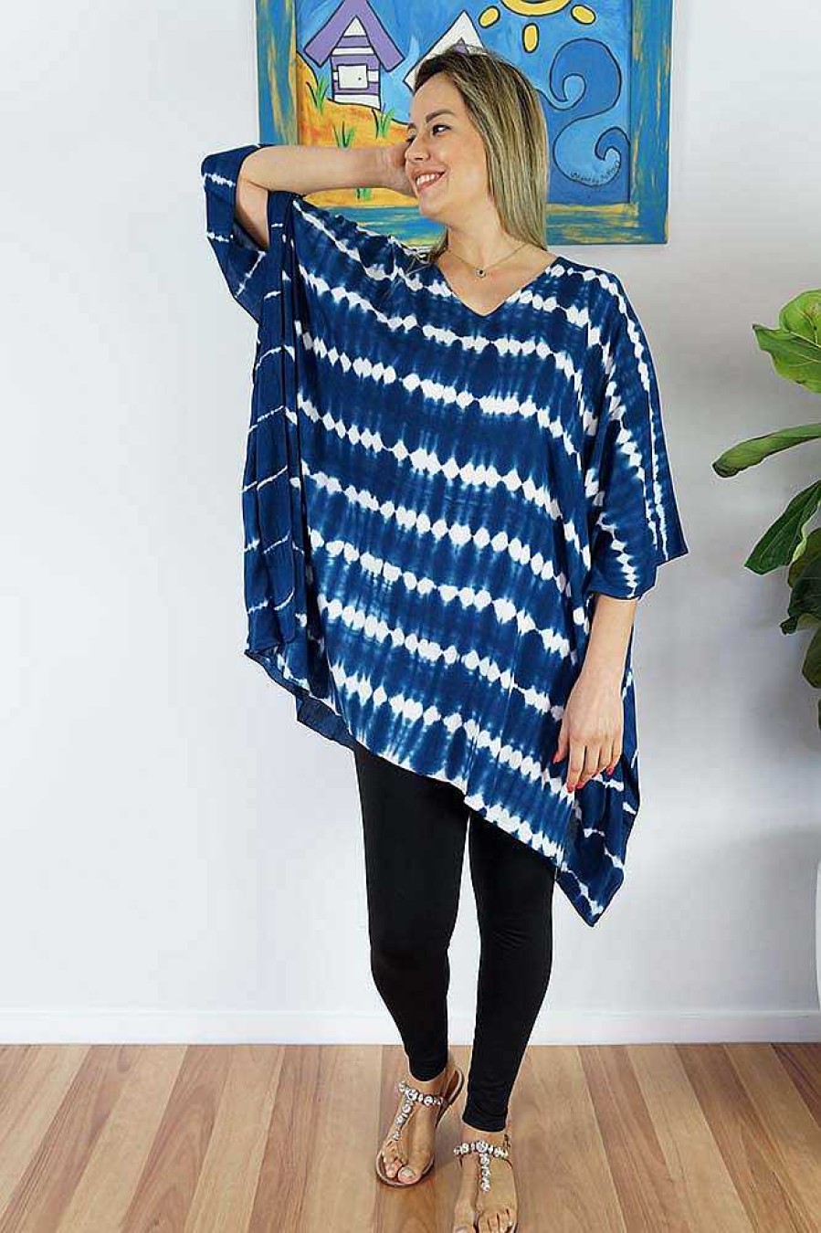 Ladies Sundrenched | Short Tunic "Shibori"