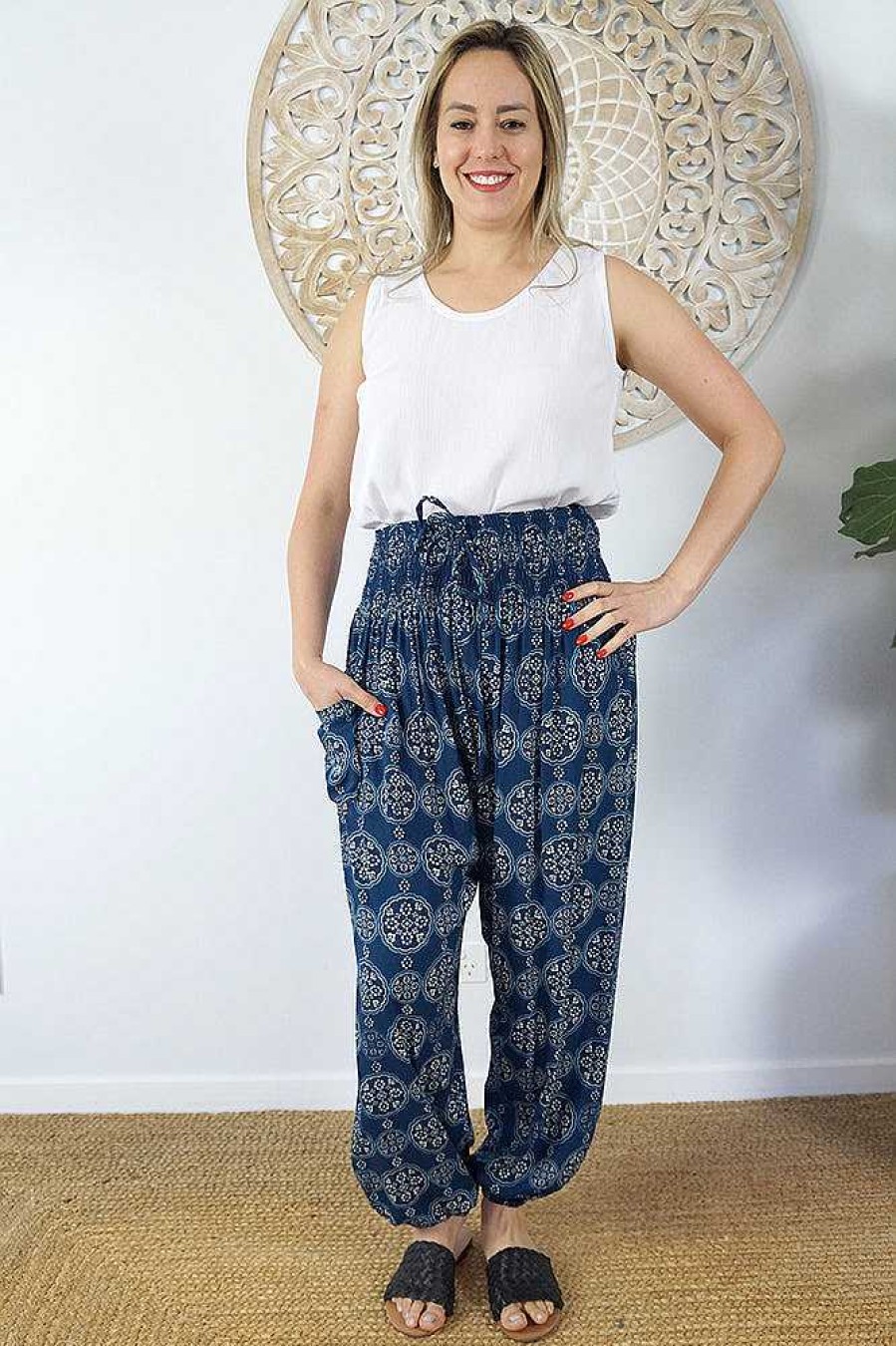 Ladies Sundrenched | Harem Pant "Katmandu" Navy