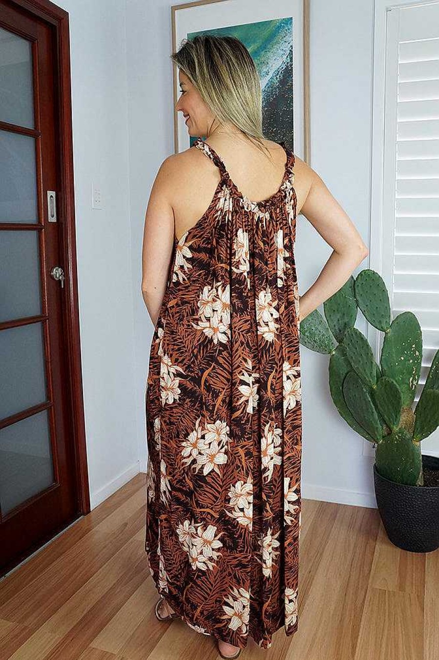 Ladies Sundrenched Long Dresses | Long Magnum "Orchids"