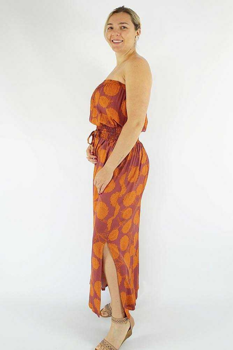 Ladies Sundrenched Long Dresses | Tube Dress "Marigold"