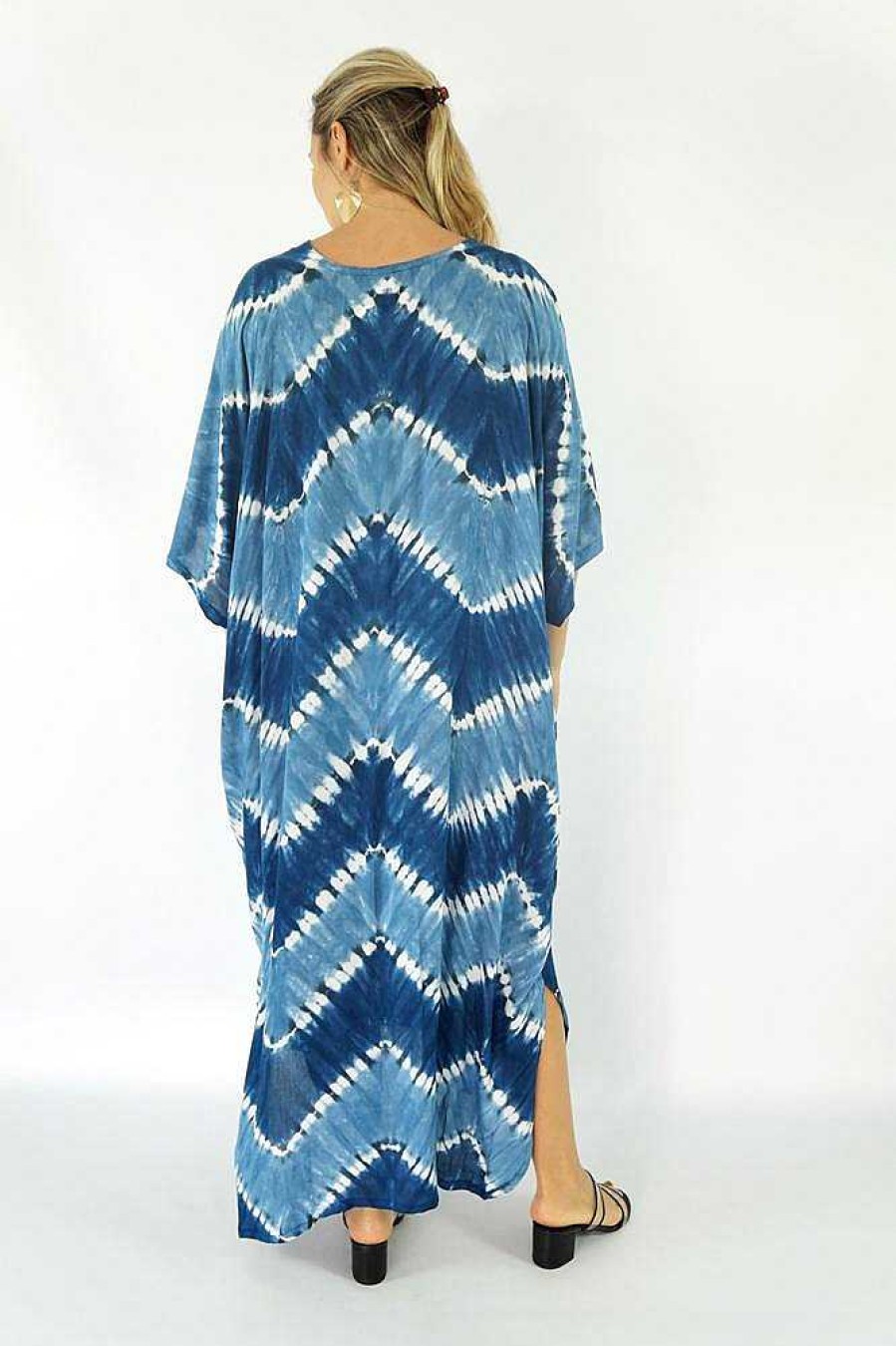 Ladies Sundrenched Regular Kaftans | Long Kaftan "Culture" Tie Dye