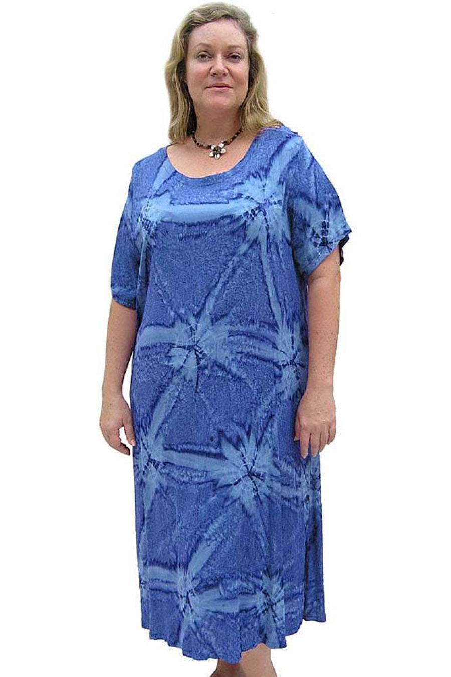 Plus Size Sundrenched | 3/4 Sleeve Dress "Spiderweb"