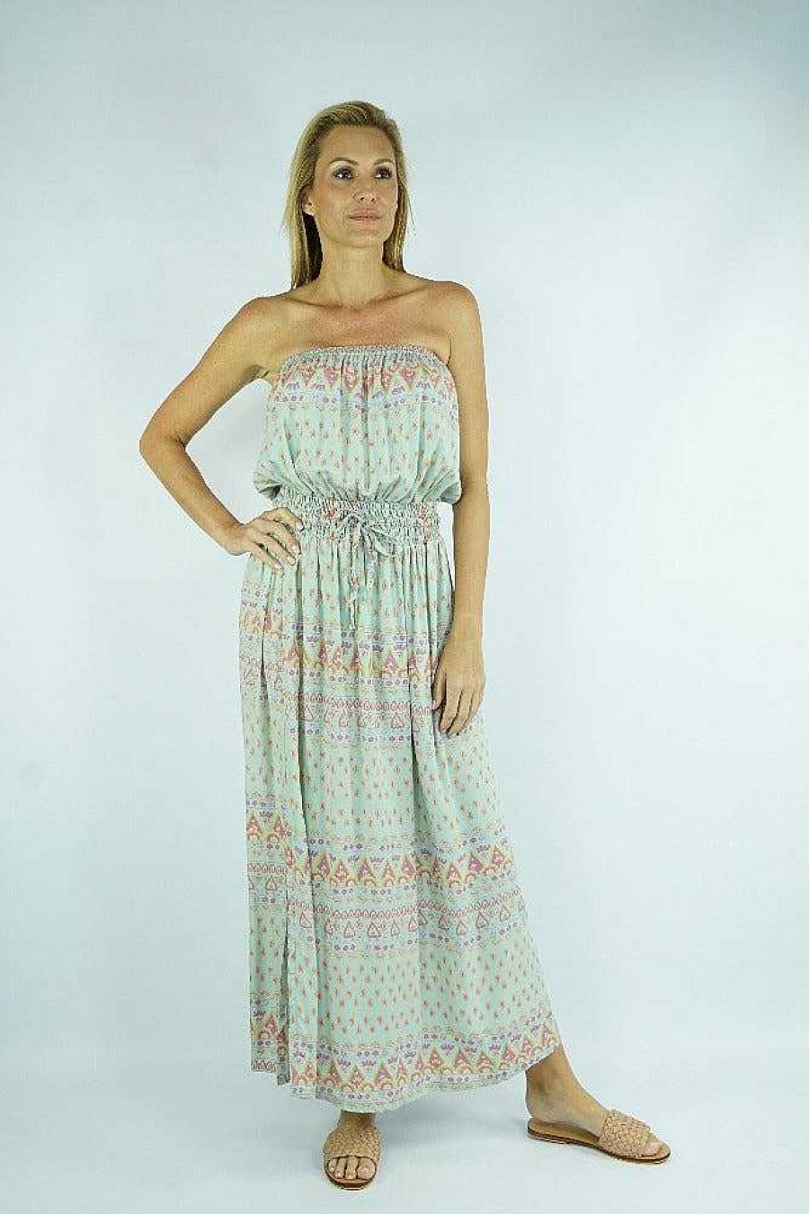 Ladies Sundrenched Long Dresses | Tube Dress Tuscany